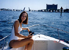 Laetitia on the Boat